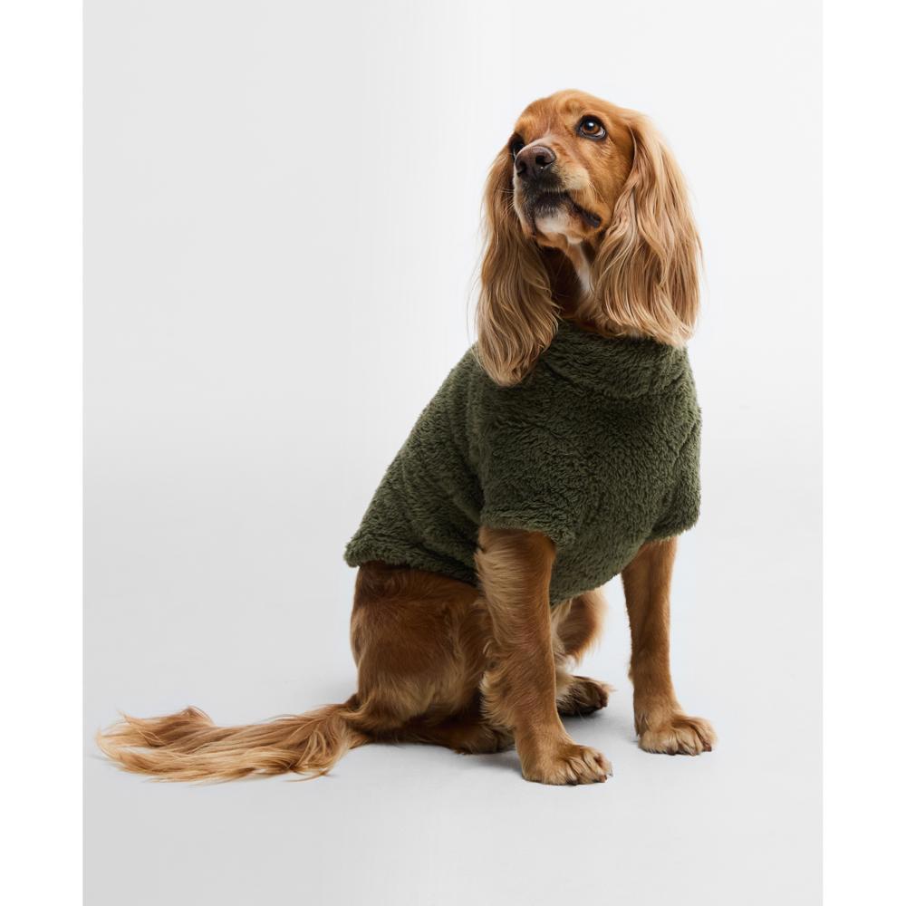 Barbour Brindle Fleece Dog Jumper